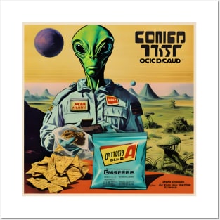 Alien Snacks Posters and Art